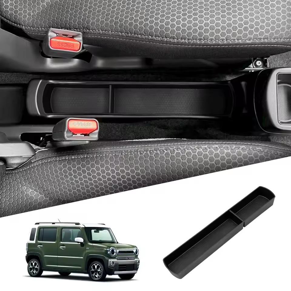 

for Suzuki HUSTLER 2025-2025 Center Console Lower Layer Storage Box Central Tray Organizer Car Interior Accessories Tidying Bla