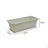17 inch Rectangular Window Flower Box Planter Pot for Balcony Indoor