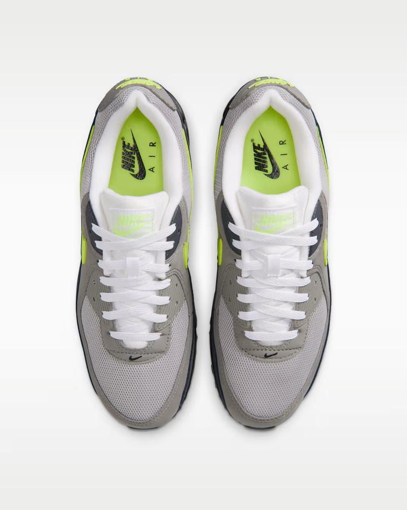 IQ0289-010 Nike Air Max 90 Black Neon Yellow (Men's)