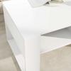 Coffee Table with Storage White 92 x 53 x 45 cm Particleboard