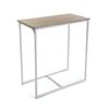 Ensemble De Table À Manger Et Deux Chaises Hautes Karlovy - Bois Et Métal - Blanc - Versa