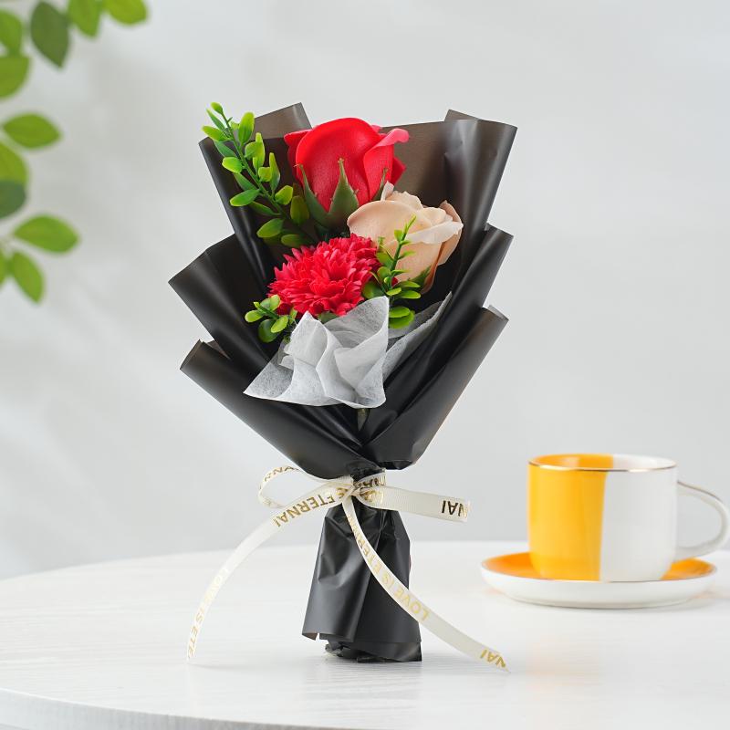 Scented Soap Rose Bouquet: Perfect Gift for Mother's Day, Valentine's, Birthdays - Ideal for Girlfriends, Moms, Besties, Teachers.