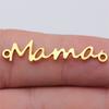 Letter Plate Connectors Alphabet A-Z Antique Bronze Zinc Alloy Jewelry Making Craft Parts DIY Connect Parts