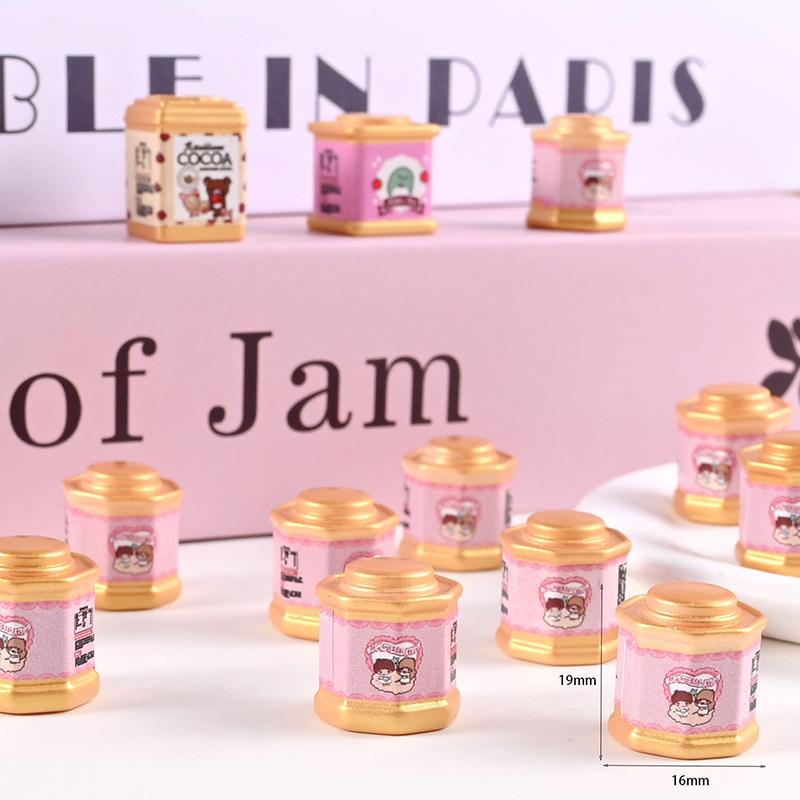 

3 шт. Мини Имитация Конфетница Кухонная Бутылка для Хранения Продуктов Мебель Игрушки для Декора Кукольного Домика 16*16*19mm