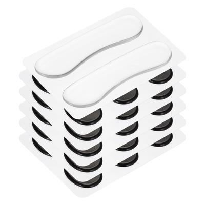 Uxcell 32 st Trumdämpare Silikon Mute Trumma Mån Gel för Trumma Cymbal Tonkontroll Kuddar, Kuddar, Ljuddämpare, Svart, 33x26x3mm,