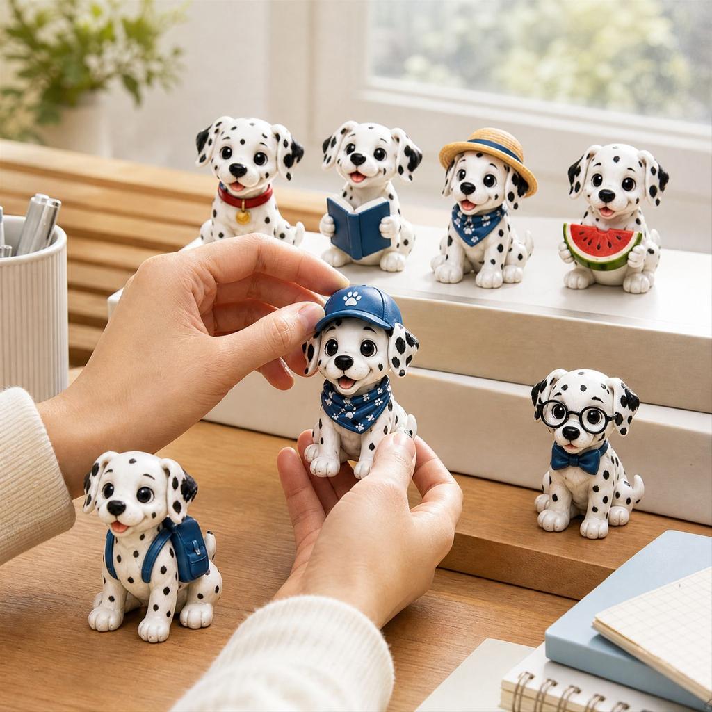 Acrylic Dog - Collectible Figurine for Desk Decor