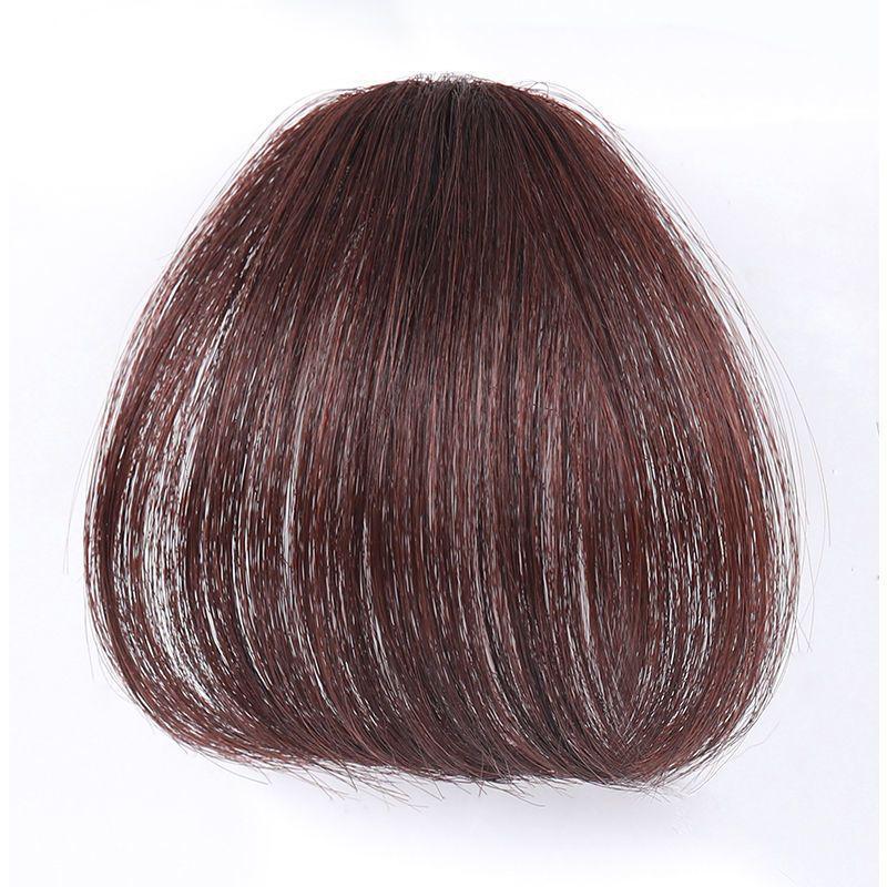 Manga Girl Invisible Air Bangs Hairpiece - Natural, Fake Forehead Wig for Summer Style