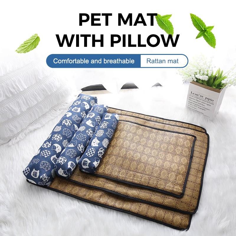Natural Pet Self Cooling Mat Portable Foldable Waterproof Cool Pad for Pet Camping Picnic Car Seat Use