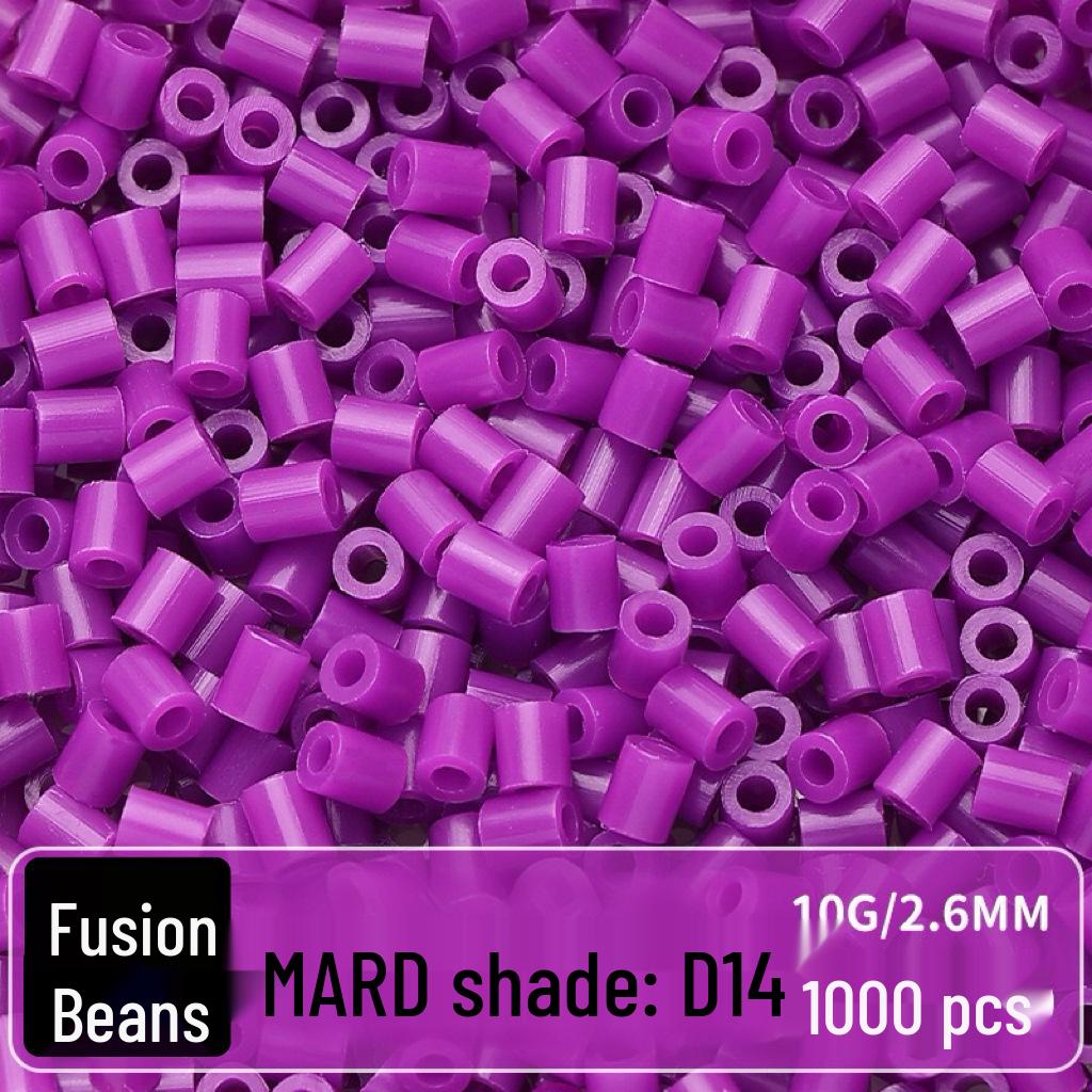 Confezione di Ricarica Perline Termofusibili da 264 Colori - 1000 Perline, 2,6 MM, Materiali per Puzzle 3D Fai da Te