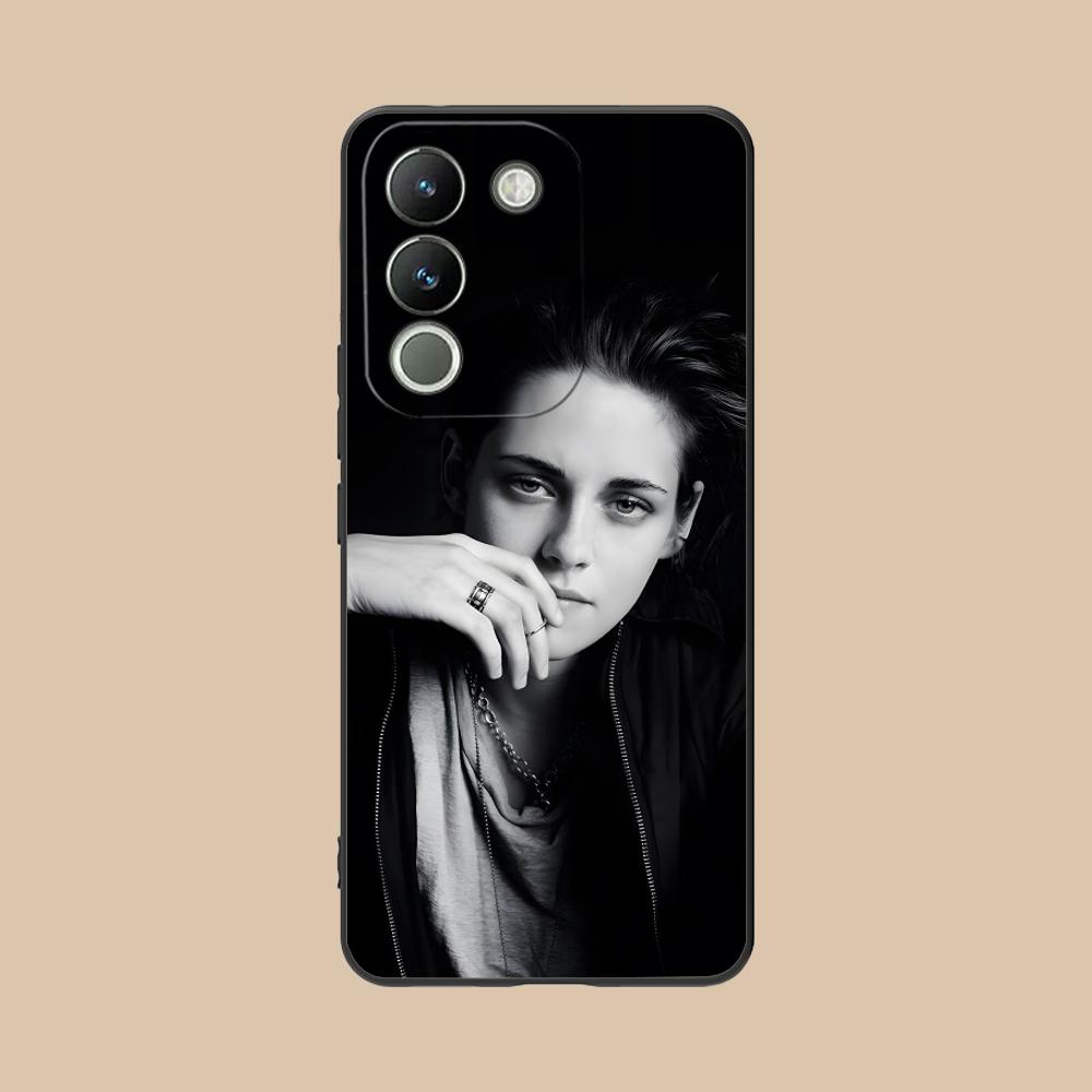 Kristen Stewart Mobile Cell Phone Case for VIVO V60 V50 V40 V30 V29 V27 V25 V23 Pro Lite 5G Colorful Printing Cover Luxury Cover
