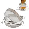 Stainless Steel Honey Filter Double Layer Filter Screen Settling Tank Colanders Strainers for Kitchen Beekeeping Apiculture Tool