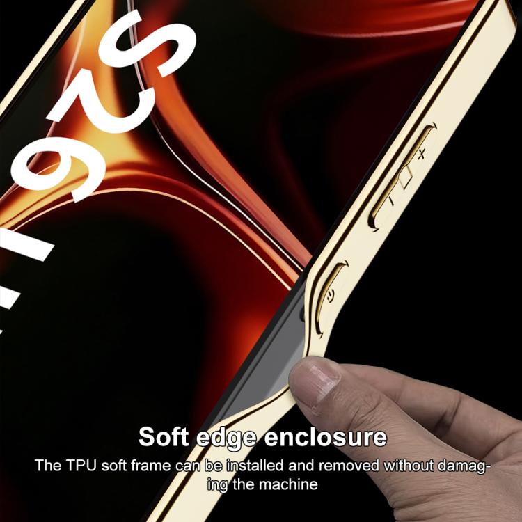 GKK Plating Leather Rhombus Texture Phone Case