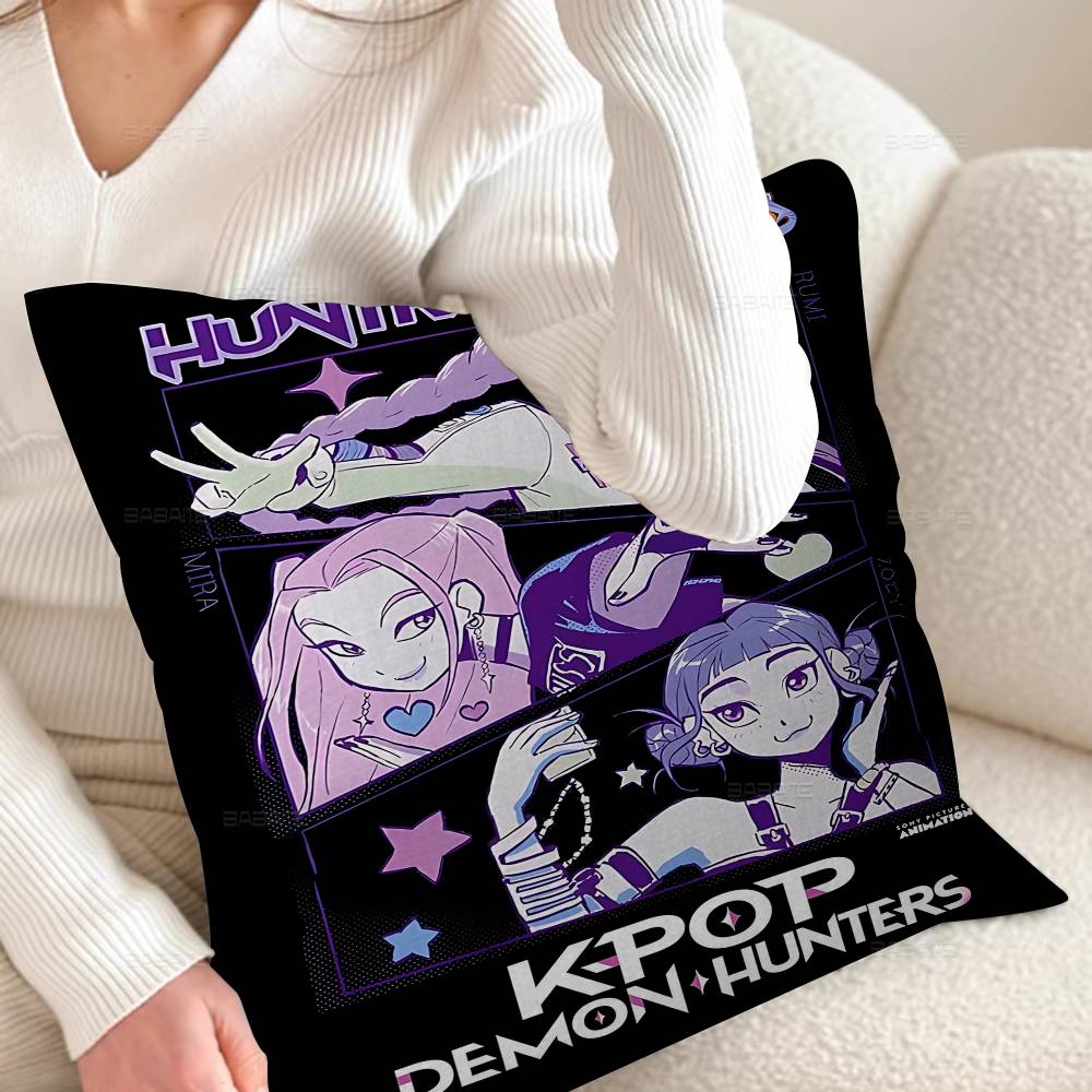 Popular KPop movie D-demon H-hunters Pillowcases Home Bedding Decorative Pillow Cover Wedding Super Soft Pillow Case