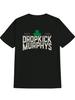 Men's Casual Crew Neck T-Shirt with Fun 3D Print Design Black DROPKICK MURPHYS Graphic Tee Perfect Gift for Men Summer Style