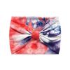 Fascia per capelli tie-dye sportiva e da yoga da donna extra larga da 18 cm