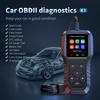 K1 OBD2 Diagnostic Tools DTC Lookup Data Stream Car Battery Tester O2 Sensor Scanner Code Reader Erase Code Color Screen Display