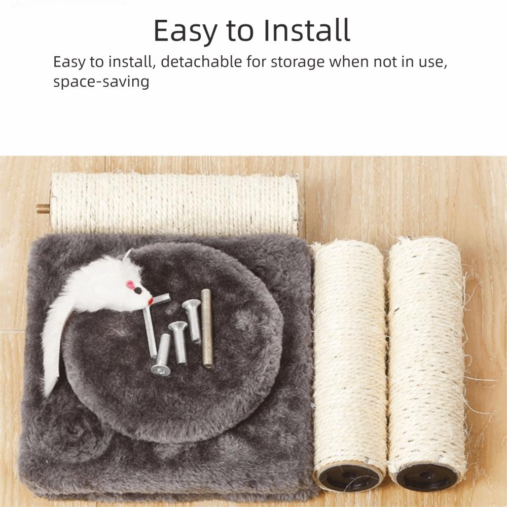 3-Layers Cat Climbing Frame Sisal Rope Pet Furniture Climbing Frame Scratchers Pet Grind Claw