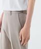 MUSINSA STANDARD Relaxed Tapered Hidden Banding Crop Slacks [Light Beige]