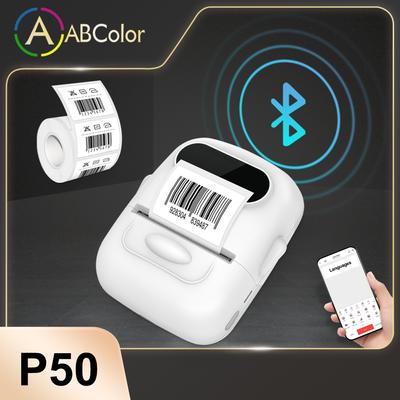 Termal Etiket Yazıcısı P50 Mini Etiket Yazıcısı Taşınabilir Kablosuz Bluetooth Etiketleyici DIY Yapışkanlı Etiket Etiket Marklife P50 gibi