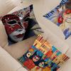 Popular Festival Carnival Cushion Cover Car Throw Pillow Case For Sofa Car Christmas Gift 40x40cm 45x45cm