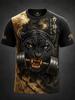 Trend Japanese Samurai Cat 3D Print T-shirt Men Women Fashion Street Oversized Short Sleeve Tops Tees Men Clothing Hombre Ropa