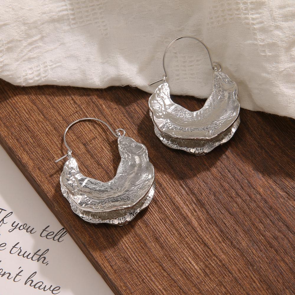 Pendientes Colgantes de Forma de Gota Simples Creativos Retro 2024 Pendientes Geométricos Exagerados de Personalidad Femenina para Niña