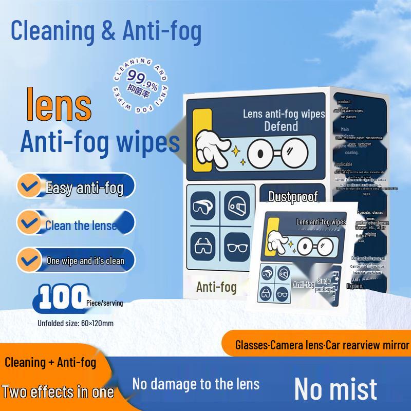 Anti-Fog Glasses & Lens Wipes