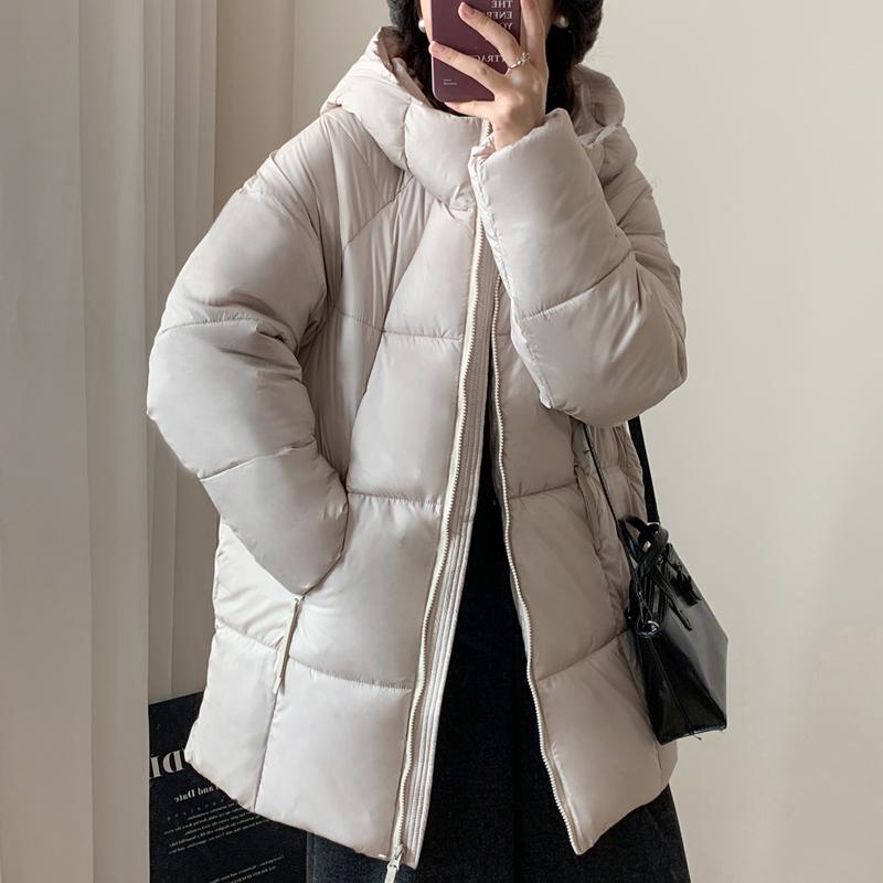 Fashion Winter Woman Long Coat Hooded Loose Women's Parkas Thick Warm Jackets