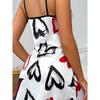 Can Be Worn outside Sexy Casual Foreign Trade Print Nightdress Women's Home Casual Nightdress