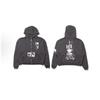 Herren Übergroßer Kapuzen-Reißverschluss-Sweatshirt Streetwear Baumwollmischung Lässiges Oberteil