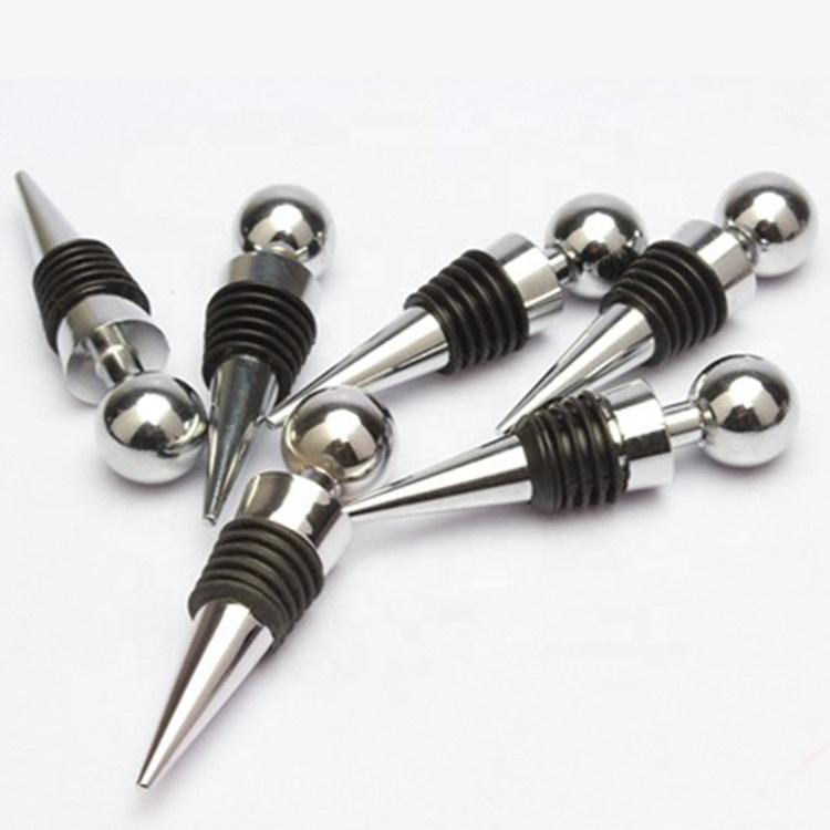Disposable Stainless Steel Silicone Wine Bottle Stopper With Bar Accessories Weddings Parties Events