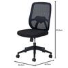 Plus Plus Office Chair Desk Chair Mesh NEXIS M01 KC-NX65SL Black 601628