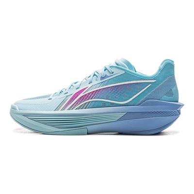 Li Ning Ultralight Fruit Sticker - Blueberry Men Basketball Shoes Light-Blue ABAV007-23
