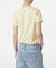 MUSINSA STANDARD WOMAN Women'S Modal Blend Basic Crew Neck T-Shirt [Lemon]