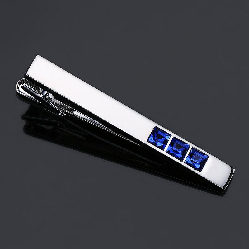 high-end Tie Clip Classic golden Clasp Pin for men's Accessories jewelry gifts