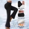 High Waist Tummy Control Yoga Pants Butt Lifting Slim Fit Flared Leg Full Length Women Workout Casual