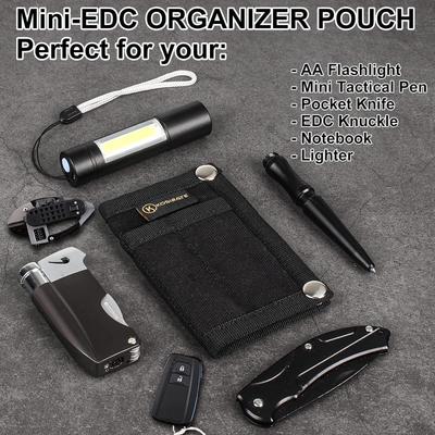 Taktischer EDC Outdoor Tragbarer Kartenhalter Mini Multifunktions-Kartenfach Erweiterungswerkzeug Aufbewahrungstasche Taktischer Rucksack