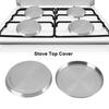 4 PCS Silver Stove Burner Covers Stainless Steel Electric Cooktop Covers  Cooker Protection