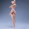 ORIELOAN 1/12 Scale Female Action Figure Art Model Doll Ball-Joint Flexible Body Yellow Skin for Drawing Collection Customization