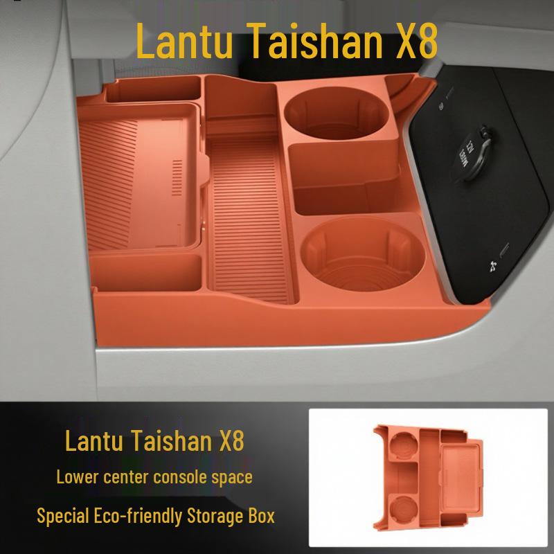 Fits 26 Lantu Tianshan X8 Models: Center Console & Glasses Storage Box Car Accessories