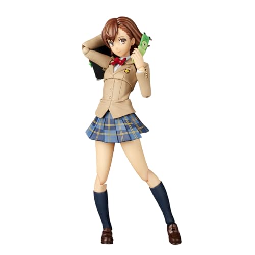 Revoltech Amazing Yamaguchi A Certain Scientific Railgun Misaka Mikoto Winter Uniform Ver.