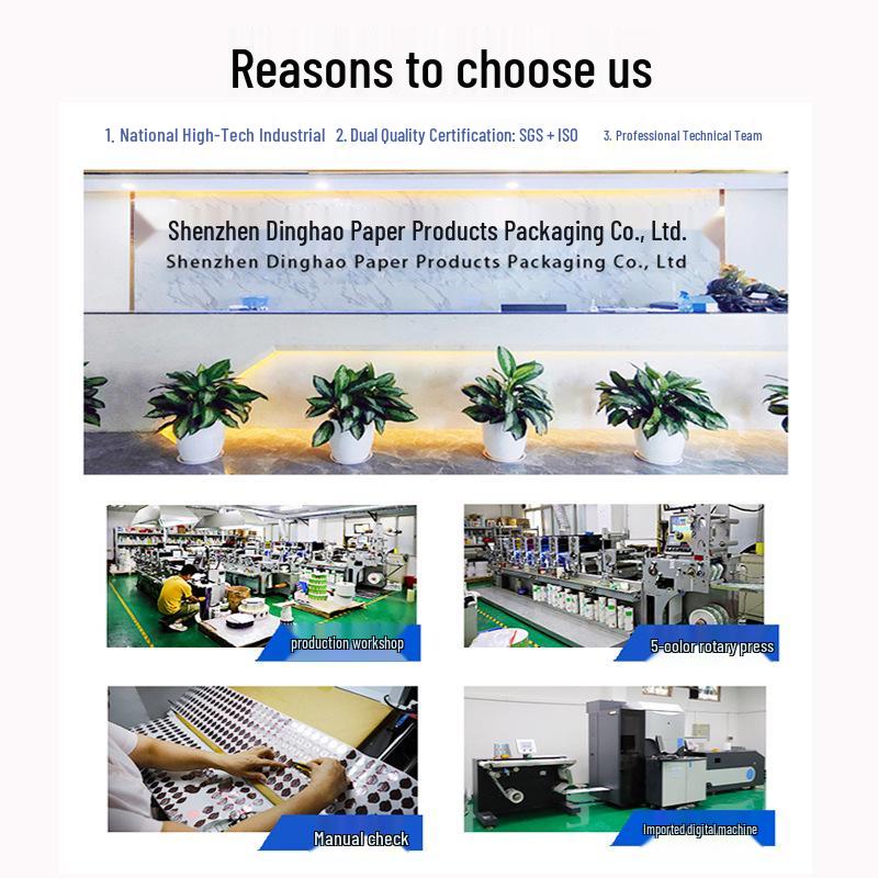 Eco-friendly Adhesive Anti-Suffocation Warning Label for Cross-border E-commerce Packaging