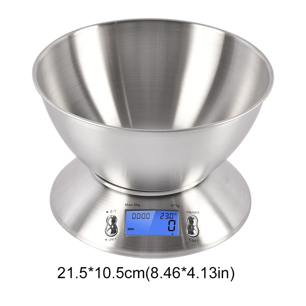 Digital Kitchen Scale Stainless Steel Cooking Scale Kitchen Weight Tool Baking Scale  Commercial