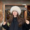 Women Autumn Winter Faux Fur Hat Sweet And Lovely Warm Hats Girls Outdoor Quality Faux Mink Fur Caps