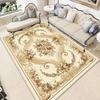 European Golden Carpet Luxury Washable Non-slip Rug for Living Room Bedroom Lounge Large Size Floor Mat Decoration