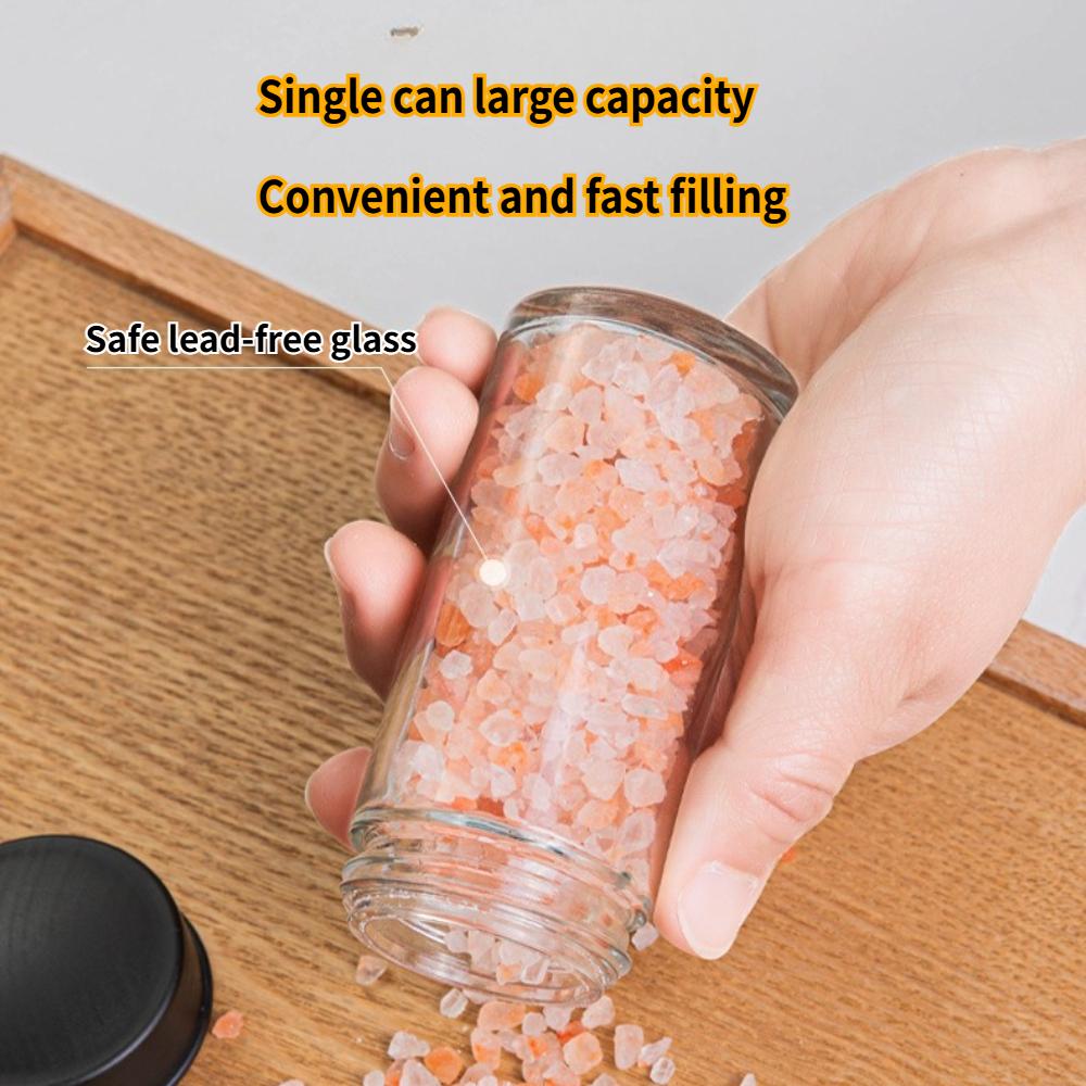 Rotating Glass Spice Rack Set Spice Storage Rack Household Rotating Storage Stable Convenient Storage Rack for Easy Retrieval