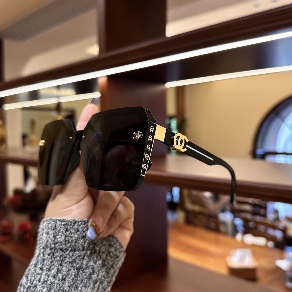Módní nadrozměrné sluneční brýle Dámské UV400 Vintage čtvercové brýle Designové sluneční brýle Značka Oculos