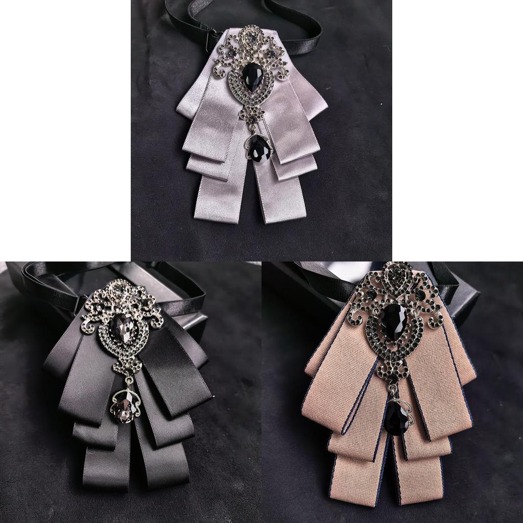 Fashionable Neck Flower Brooch With Rhinestone Accents For Formal And Casual Wear