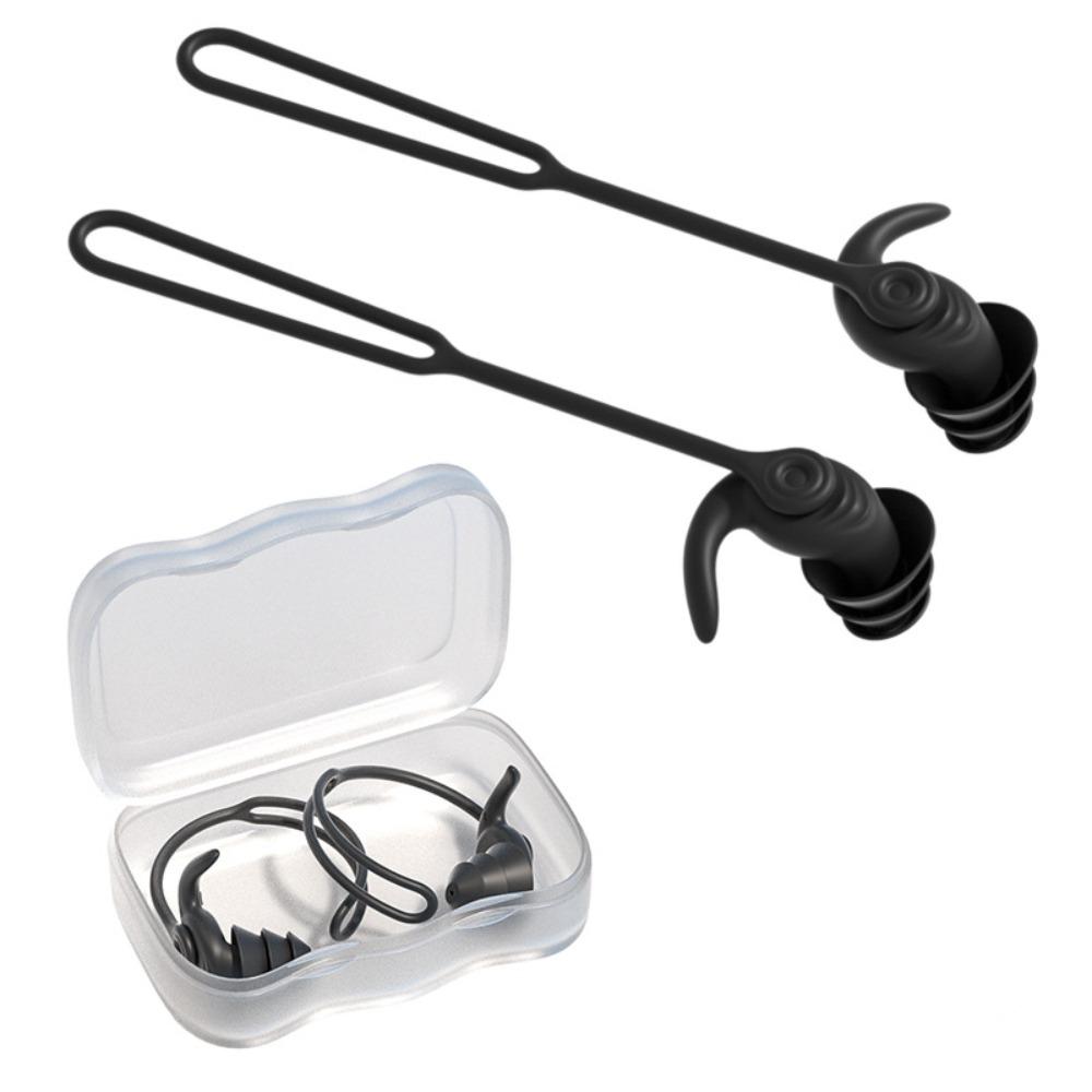 1 Pair Noise Reduction Swimming Earplugs Waterproof Sleeping Earplugs New Ear Plugs  Diving