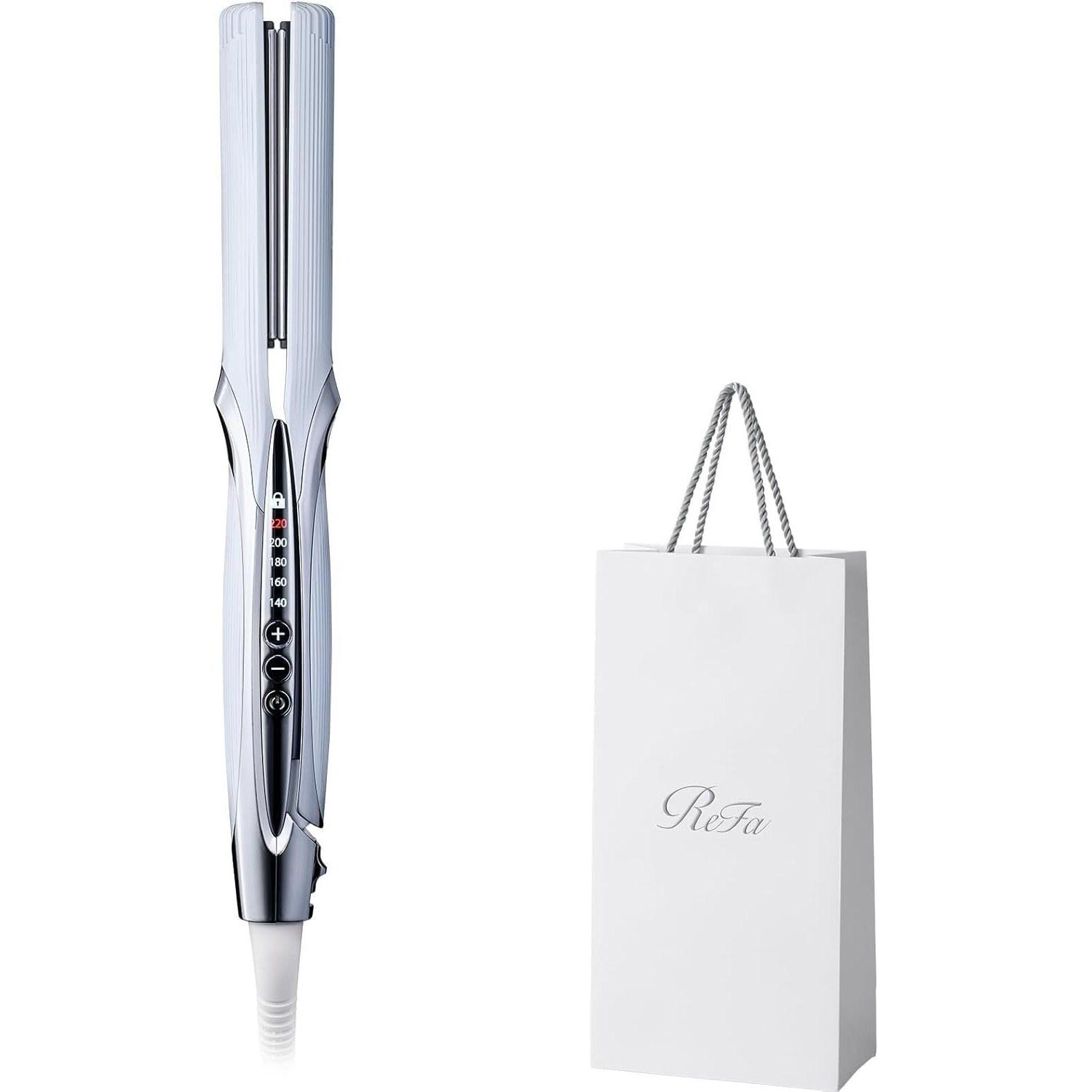 ReFa STRAIGHT IRON PRO (White) Hair Arrangement Guidebook Shopper included